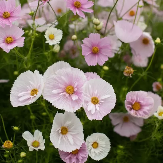 Garden cosmos 'Cupcake blush' (Cosmos bipinnatus)